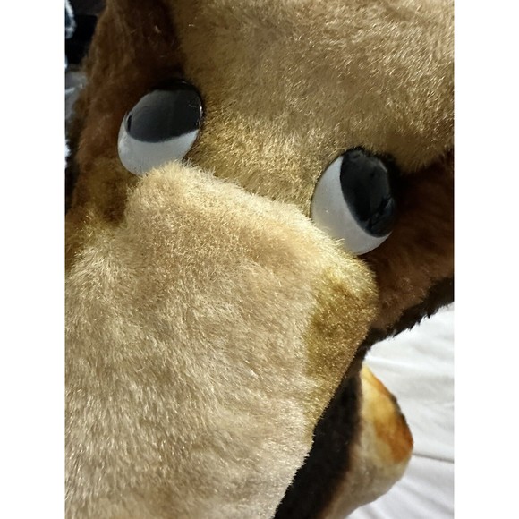 Rare Vintage La Mar Basset Hound Dog Flocked Plush Realistic Stuffed Animal HTF - Picture 15 of 16